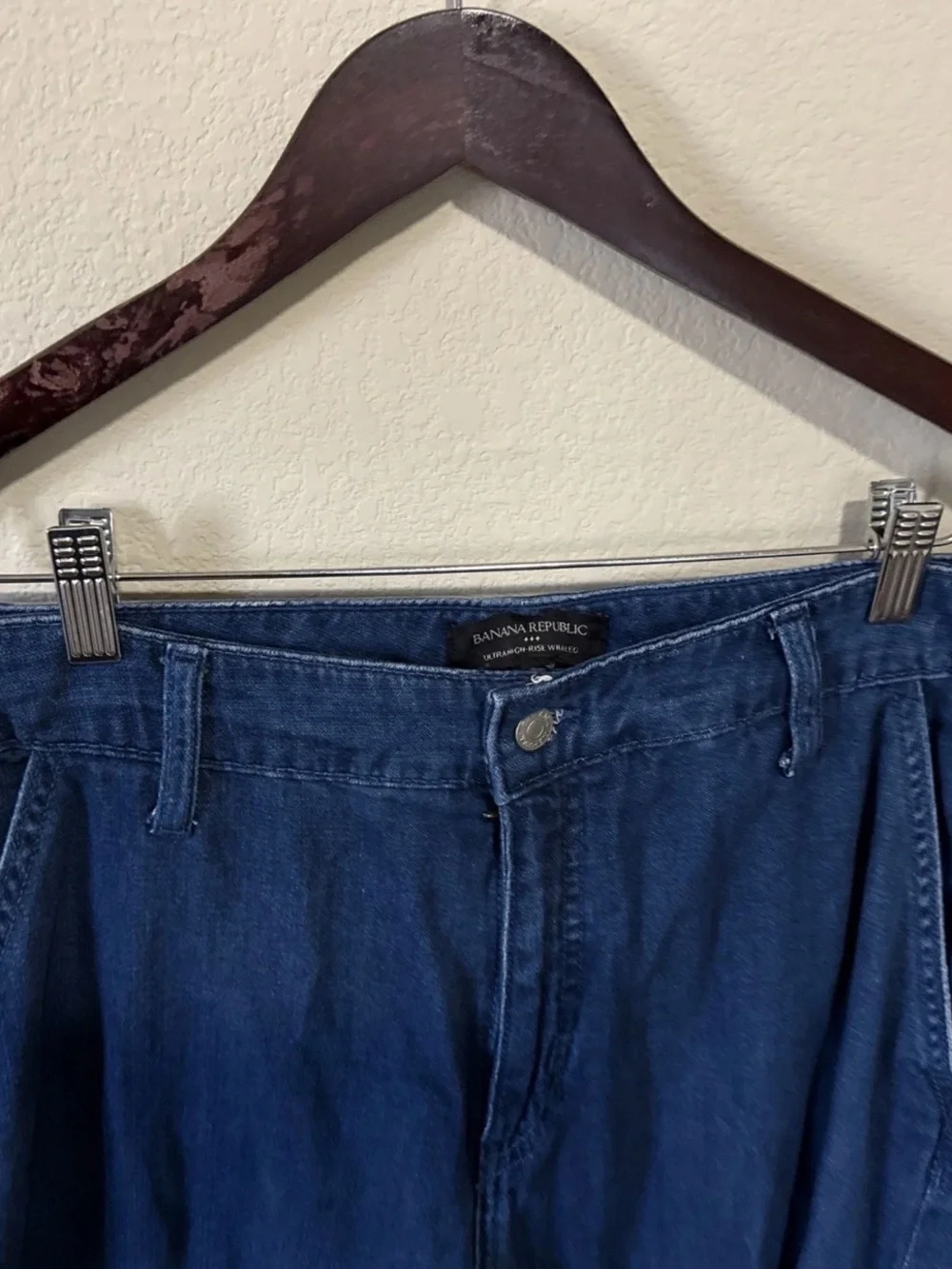 Banana Republic Indigo Blue High-Rise Denim